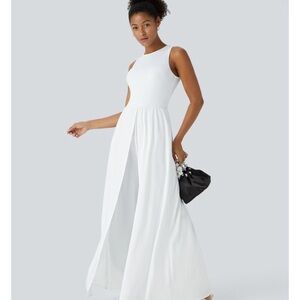 HALARA Breezeful White Dress